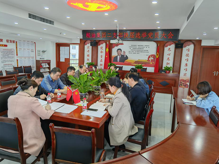 糧油集團(tuán)二支部召開換屆選舉黨員大會(huì)