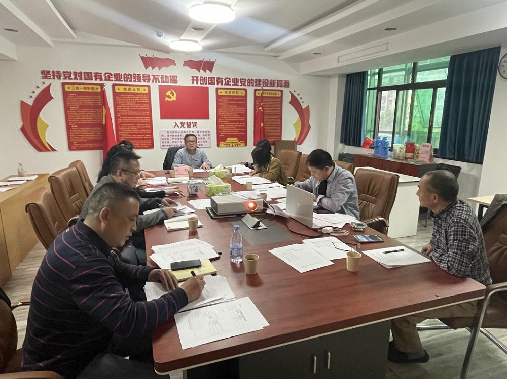 湖南糧油集團(tuán)黨委書記、董事長葉蓁以普通黨員身份參加所在黨支部組織生活會